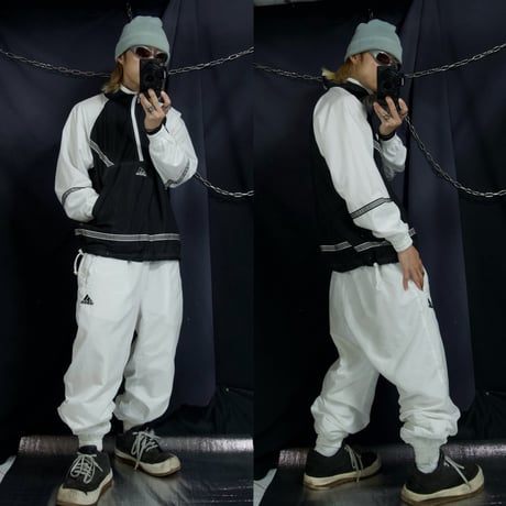 90s Adidas Descente Setup Half Zip Pullover Anorak Jacket/Track Pants
