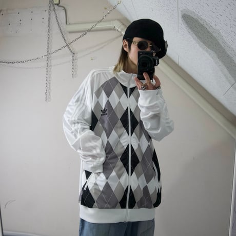 00s (08) Adidas 4XL Argyle Track Jacket