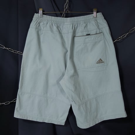 00s c2001 Adidas Grayish Ice Blue Easy Baggy Shorts