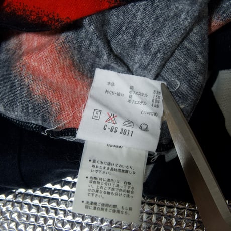90s DESCENTE V-Neck Geometry Full Graphic L/S Game Shirts