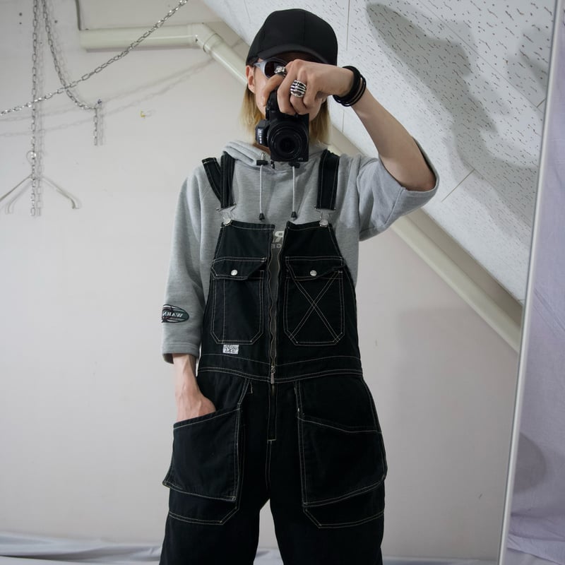 meltin pot Zipper Gimmick Denim Overall | HOW U