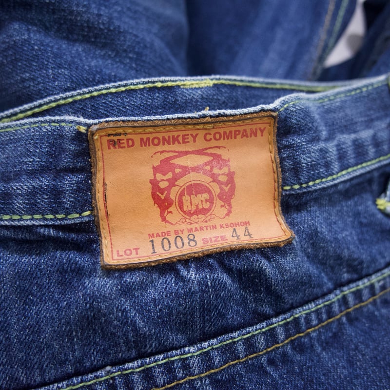 レッドモンキーカンパニー　葛飾北斎　波デニム RMC HOKUSAI Red Monkey Company RMC Japanese Embroidery ERO