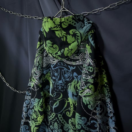 90s~00s Pelle Pelle Psychedelic Tiger Rhine Stone Frocky Graphics Heavyweight FullZip Sweat Hoodie