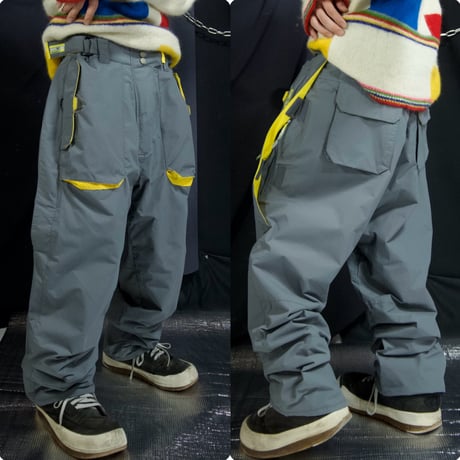 90s Vans “Cyber Color” Gimmick Nylon Snowboard Pants