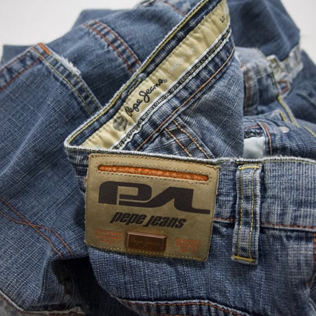 90s~00s Pepe jeans Patchwork Denim Baggy Pants