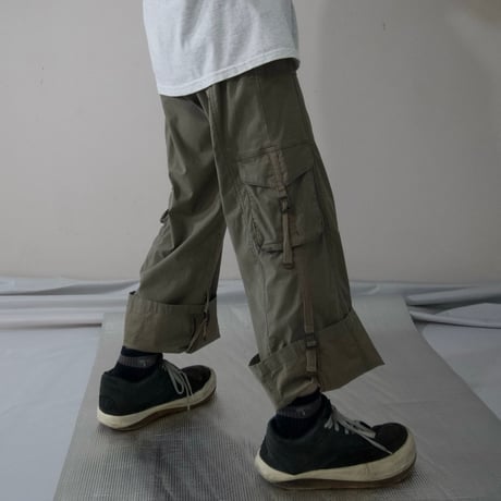 MICHEL KLEIN 2way Gimmick Tech Cargo Pants