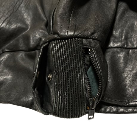Unknown USED Gimmick Design Leather Jacket