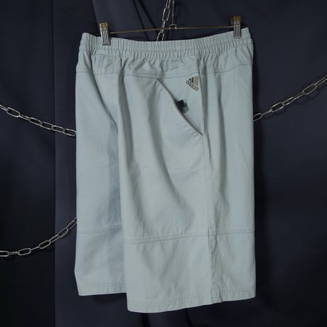 00s c2001 Adidas Grayish Ice Blue Easy Baggy Shorts