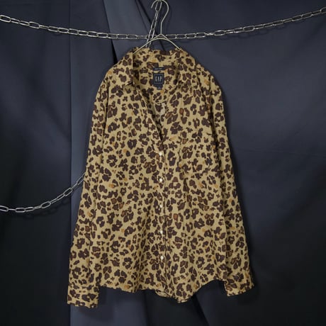 GAP Leopard L/S Open Collar Shirts