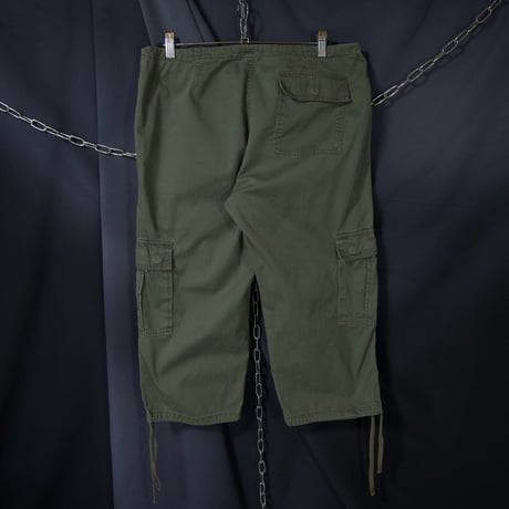 90s momento US ARMY Sampling BDU Cropped Parachute Easy Cargo Pants