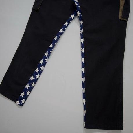 aldies Stars Leopard Ethnic Design Cargo Pants