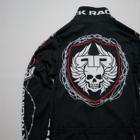 ROCK RACING Italy made Skull BarbedWire Cycling Track Jacket
