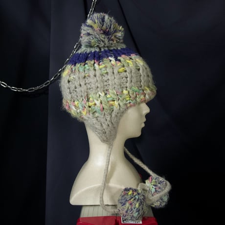 KISSMARK Pastel Color BonBon Low Gauge Knit Cap