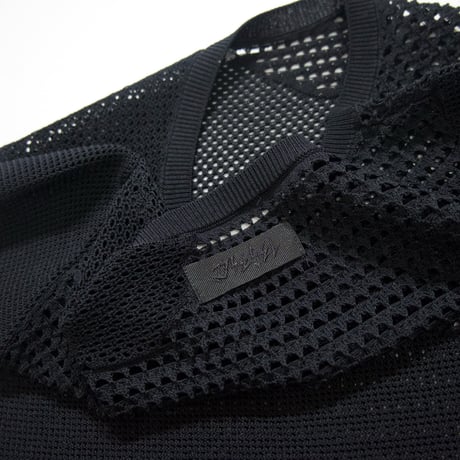 DIESEL Asymmetry Patterns Mesh L/S Tops