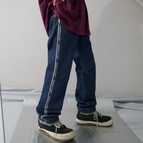 DOLCE&GABBANA SideLine Logo Denim Pants