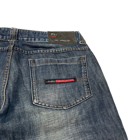 FUBU Side Line Wide Denim Pants