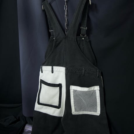 MAGICMUSHROOM Prisoner Work Boarders Baggy Denim Overall
