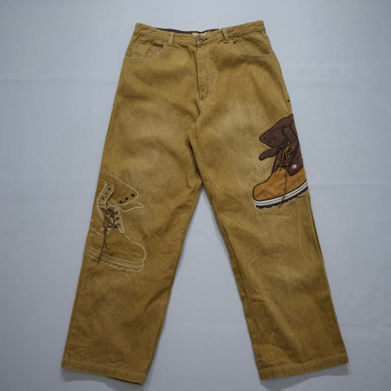 RAWBLUE Timberland Yellow Boots Motif Embroider