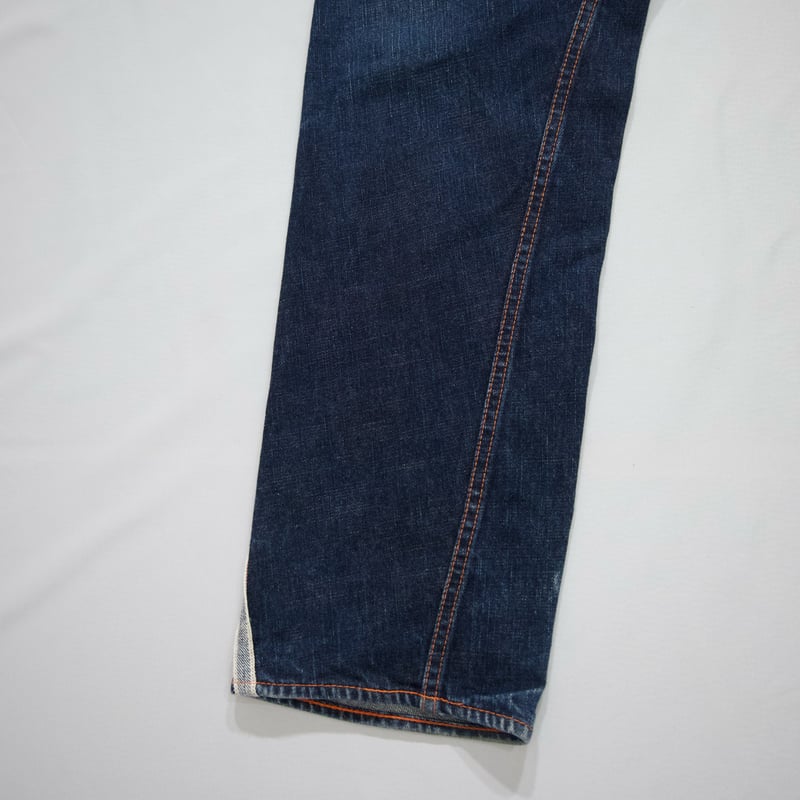EVISU GENES OSAKA Draping Spiral Selvedge Denim EVISU GENES OSAKA Draping Spiral Selvedge Denim