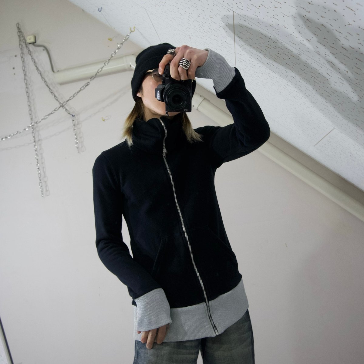 yaponskiiジャケット yaponskii Switching Material Track Jacket | HOW
