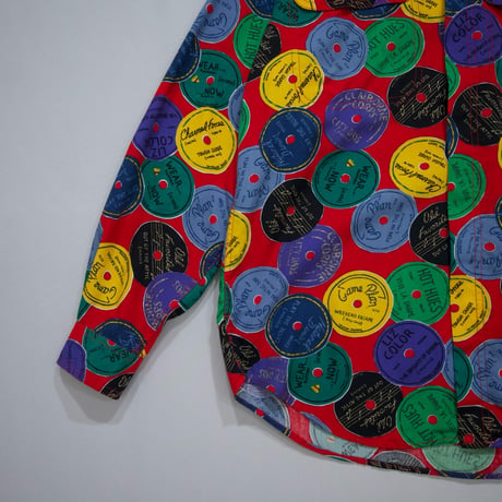 Lizwear Records Full Graphics Rayon L/S Shirts