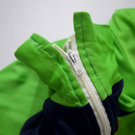 80s ITALY made LimeGreen Track Jacket