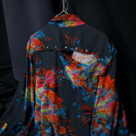 “Early 10s Spice” Diesel Abstract Full Graphic 2Way S/S L/S Rayon Shirts