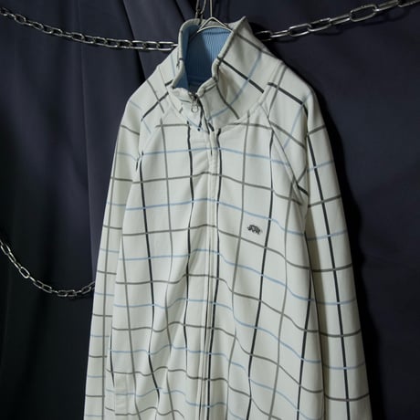 Ecko Unltd Windowpane Check Oversized Track Jacket