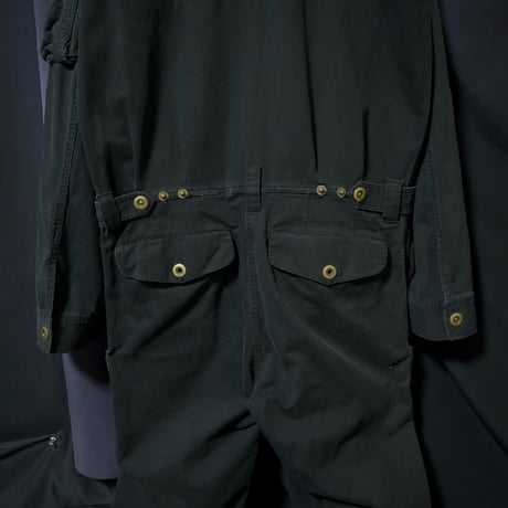 291295HOMME Skull Embroidery Studs Jump Suits All in One
