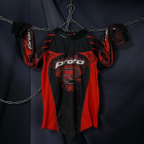 Proto Paint Ball Graphics Embroidery Switching L/S Game Shirts