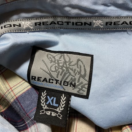 REACTION OverSize Check Shirt