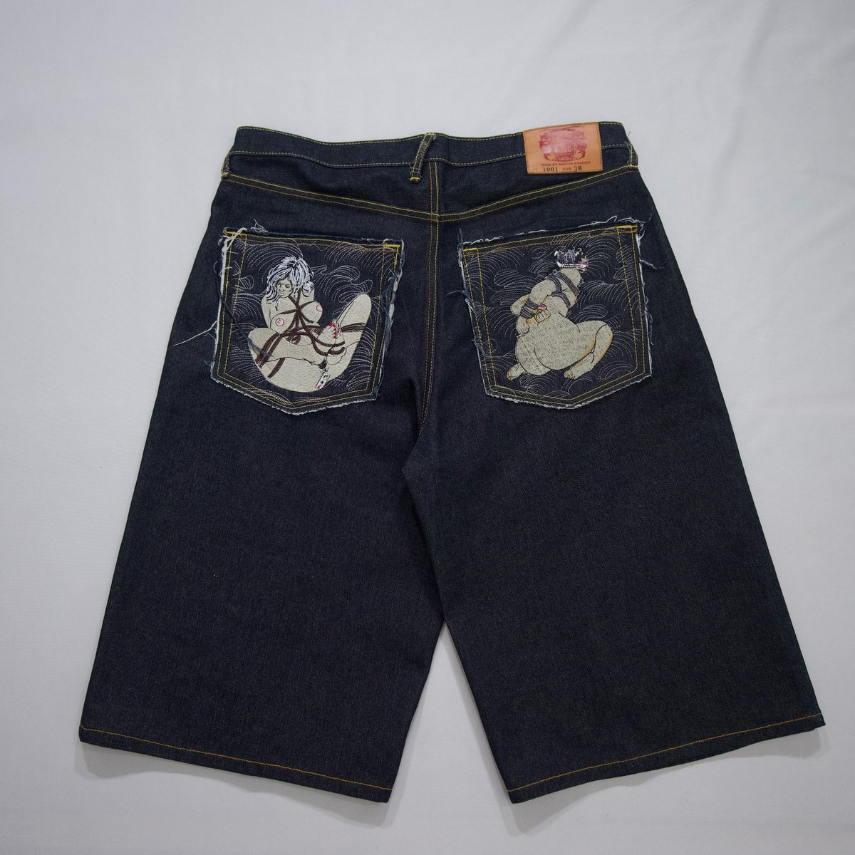 RED MONKEY COMPANY バニーデニムショーツ RED MONKEY COMPANY バニーデニムショーツ