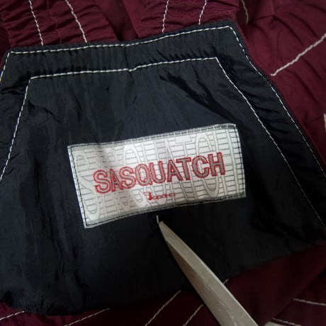 80s~90s SASQUATCH Seem Stitched Switching Gimmick Snowboard Pants Overall