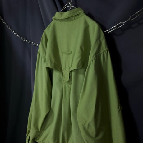 90s ExOfficio Ramake Short Length Box Silhouette Fishing Nylon B/D 2way S/S L/S Shirts Jacket