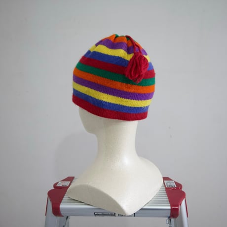 MERKLEY HEADGEAR Multi Color Border Knit Cap