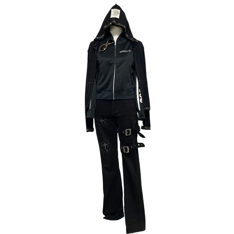 Hide Rock Bondage Flare Design Pants | HOW Used