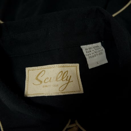 90s Scully Guitar Design Western Cabalry Rayon Shirts