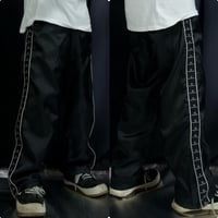 AIRWALK Polyester SideLine Zipper Flare Track Pants