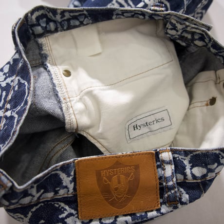 90s~00s Hysterics Skull Patterns Denim Pants