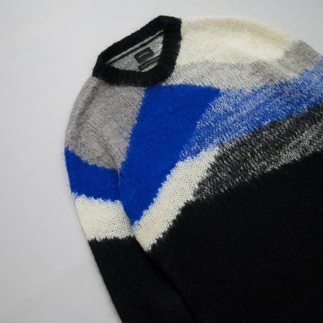 Diesel Made in Italy Abstract Patterns Mohair Knit