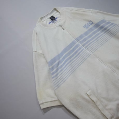 90s~00s SeanJohn Pile Short Sleeves Track Jacket