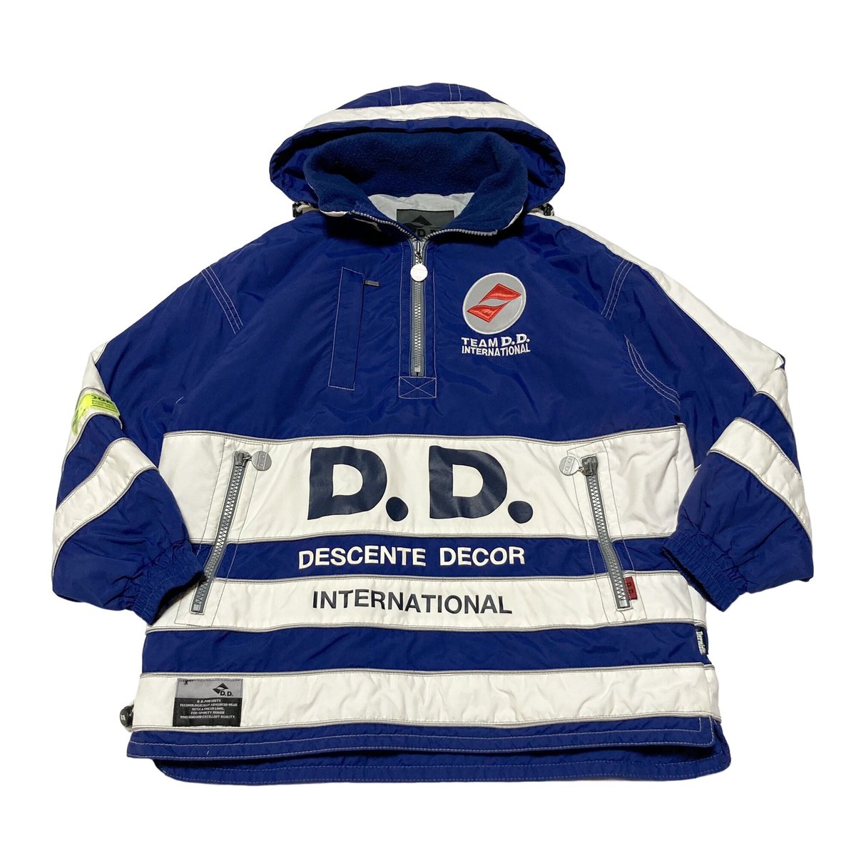 90s DESCENTE DECOR Nylon Padding Anorak Jacket