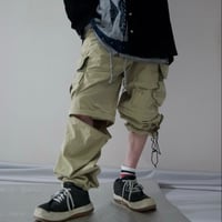 00s 07SUM Timberland Detachable 2Way Zipper Gimmick Parachute Cargo Pants