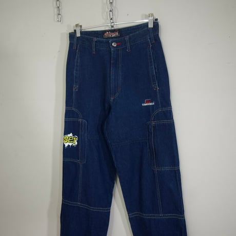 Transer Tech&HipHop Design Baggy Cargo Denim
