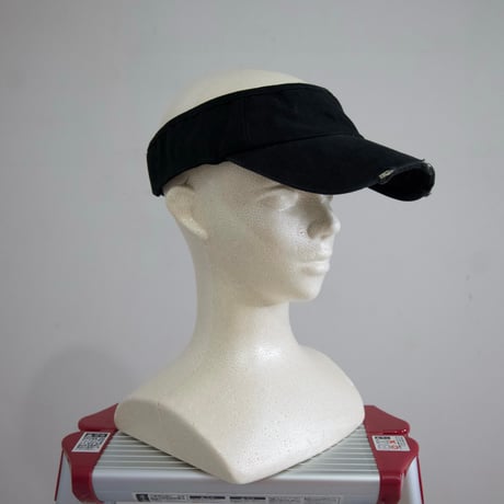 USED Skull Stone Studs Damage Sun Visor Cap