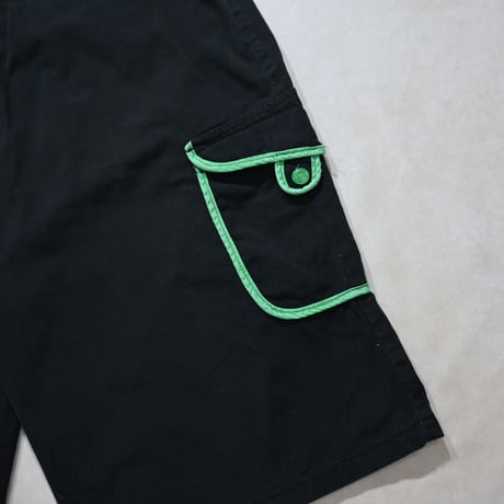 COOGI NeonPiping Design Wide Shorts