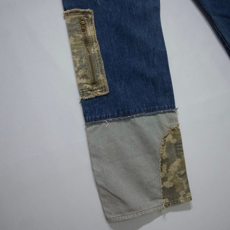 00s PPFM Patchwork Rebuild Denim Pants | HOW Us