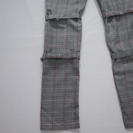 USED Glen Check Bondage Pants