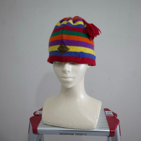 MERKLEY HEADGEAR Multi Color Border Knit Cap