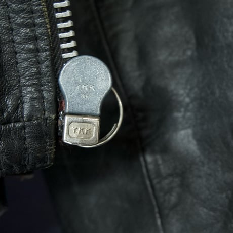 80s~90s Euro 2way Detachable Leather Double Riders Jacket